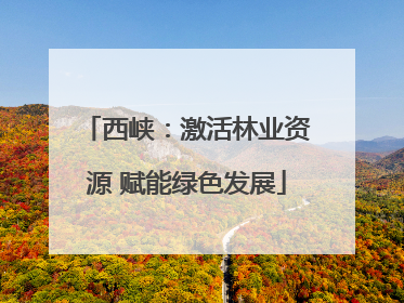 西峡：激活林业资源 赋能绿色发展