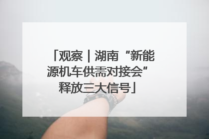 观察｜湖南“新能源机车供需对接会”释放三大信号