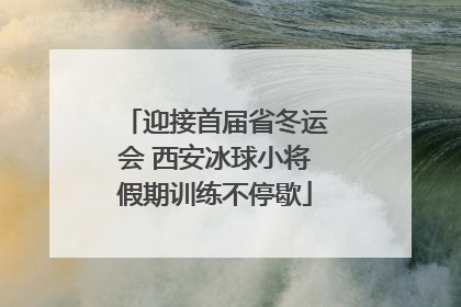 迎接首届省冬运会 西安冰球小将假期训练不停歇