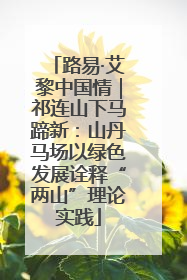 路易·艾黎中国情｜祁连山下马蹄新：山丹马场以绿色发展诠释“两山”理论实践