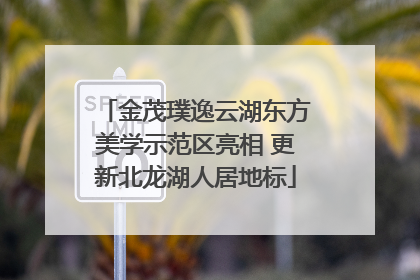 金茂璞逸云湖东方美学示范区亮相 更新北龙湖人居地标