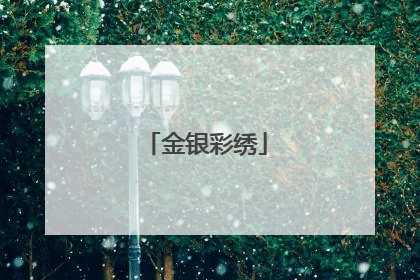 金银彩绣