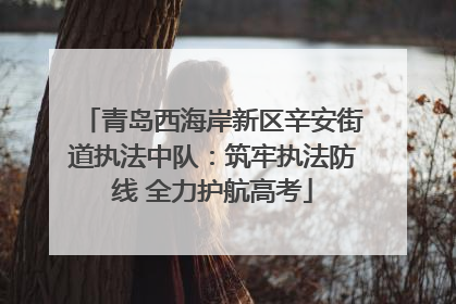 青岛西海岸新区辛安街道执法中队：筑牢执法防线 全力护航高考
