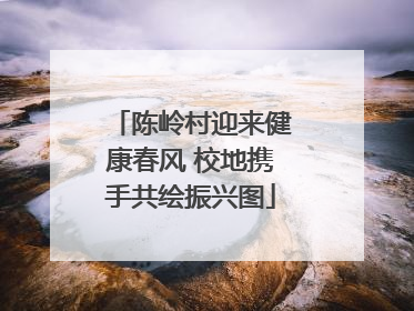 陈岭村迎来健康春风 校地携手共绘振兴图