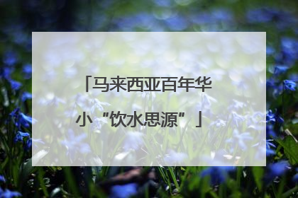 马来西亚百年华小“饮水思源”