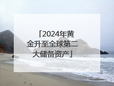 2024年黄金升至全球第二大储备资产