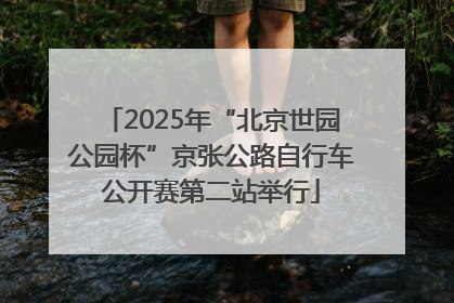 2025年“北京世园公园杯”京张公路自行车公开赛第二站举行