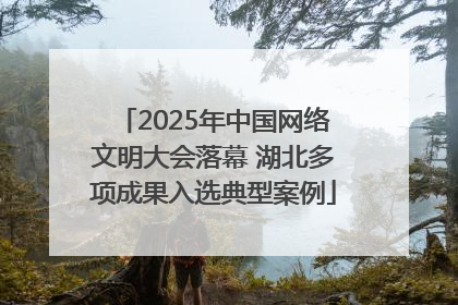 2025年中国网络文明大会落幕 湖北多项成果入选典型案例
