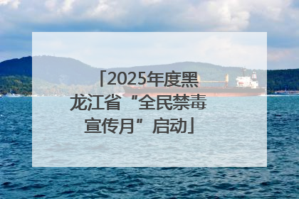 2025年度黑龙江省“全民禁毒宣传月”启动
