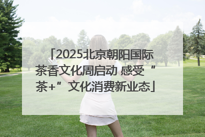 2025北京朝阳国际茶香文化周启动 感受“茶+”文化消费新业态