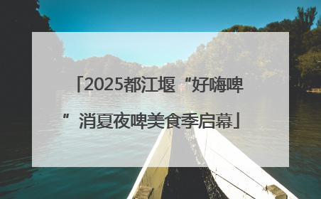 2025都江堰“好嗨啤”消夏夜啤美食季启幕