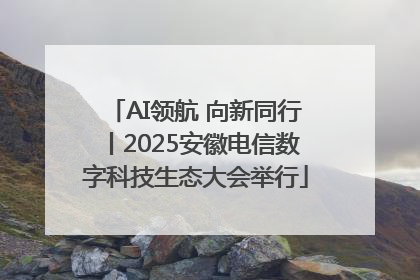 AI领航 向新同行丨2025安徽电信数字科技生态大会举行