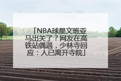 NBA球星文班亚马出关了？网友在高铁站偶遇，少林寺回应：人已离开寺院